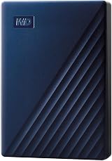 WD 4TB My Passport for Mac Portable External Storage USB 3.0 Midnight Blue