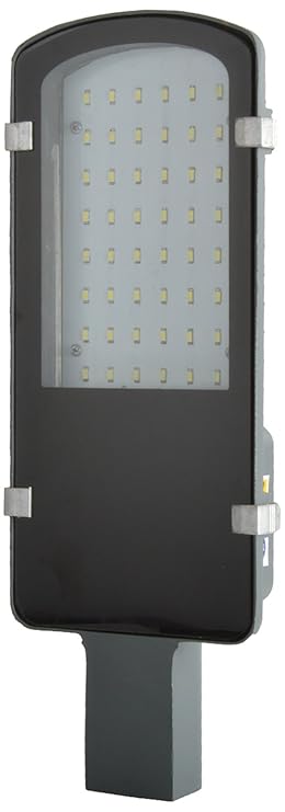 Glow Fixtures Metal & Glass LED Street Light (Black, 24 Watts)