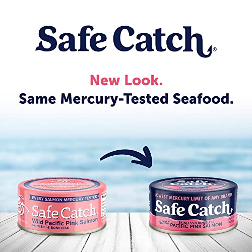 Safe Catch Wild Pink Salmon Canned WildCaught Skinless Boneless Salmon