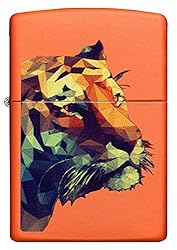 Zippo Tiger Orange Matte Pocket Lighter