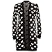 SEXYARN Women's Geometry Knit Cardigan Sweater Poncho Aztec Cape Cloak