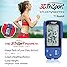 Realalt 3DTriSport Walking 3D Pedometer with Clip & Strap, eBook Included | 30 Days Memory, Accurate Step Counter, Walking Distance Miles/Km, Calorie Counter, Daily Exercise Time Monitor - Blue