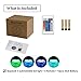 Mouttop Submersible Swimming Pool Led Lights IR Remote 10-LED RGB Waterproof Battery (Included) Pond Lights for Aquarium, Vase Base, Pond, Garden, Party, Christmas, Halloween - 4 Pack