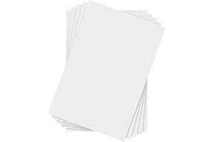 12x18 White Chipboard - Cardboard Medium Weight Chipboard Sheets - 25 Per Pack. (12 x 18)
