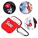 Ztowoto Airpods Case Airpods Accessories Protective Silicone Cover and Skin with Carabiner and Airpods Staps for Apple Airpods Charging Case (Red-2)