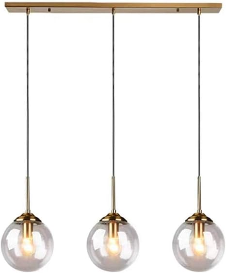 XXLYY Industrielle Vintage Loft Küchenbar 3 Lichter Armaturen