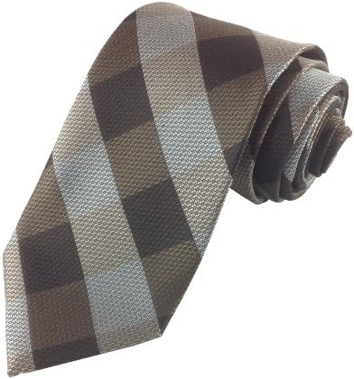 Glennbrook Neckwear The Checkered Woodland Plaid Tie Series Fashion Mens Necktie