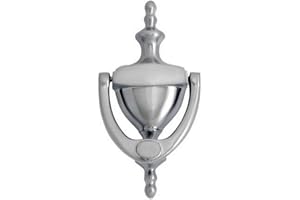 Brass Accents Traditional Door Knocker, 6"/A07-K6550-619, Satin Nickel