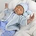CHAREX Reborn Doll Clothes for 18-20 inch Reborn Toddler Girl Dolls, Includes Hoodie, Shorts, Shirt, Slip-on Shoes, Total 4 pcs Doll Outfit Pajama Clothing Set
