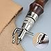 Wisehands 7 in 1 Adjustable Leather craft Sets for Pro Stitching Groover Tool and Creasing Edge Beveler to Sew & Crease Leather