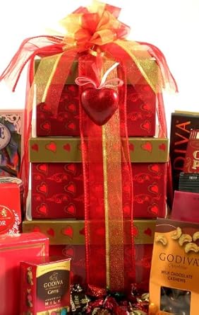 Amazon Com Sweethearts Tower Valentines Day Gift Tower Gourmet Chocolate Gifts Grocery Gourmet Food