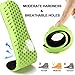 Ailaka Elastic Shock Absorbing Height Increasing Sports Shoe Insoles, Soft Breathable Honeycomb Orthotic Replacement Inserts for Men & Women