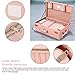 Unitravel Retro Suitcase 26 inch Vintage Rolling Trolley Luggage for Women Girls (Peach Pink)