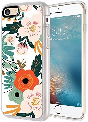 iPhone 6 6s Case, Custype Floral Pattern DIY Flexible Slim Soft TPU Silicone Protective Case Cover for iPhone 6S / 6 4.7"-Flower