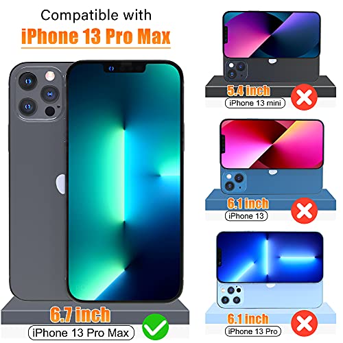 𝟮𝟬𝟮𝟮 𝙐𝙥𝙜𝙧𝙖𝙙𝙚𝙙 UniqueMe 5 in 1 Designed for iPhone 13 Clear Case 6.1