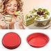 2win2buy 7.3*1 inch Silicone Round Cake Baking Mold Pastry Brownie Pizza Pie Dessert Pan