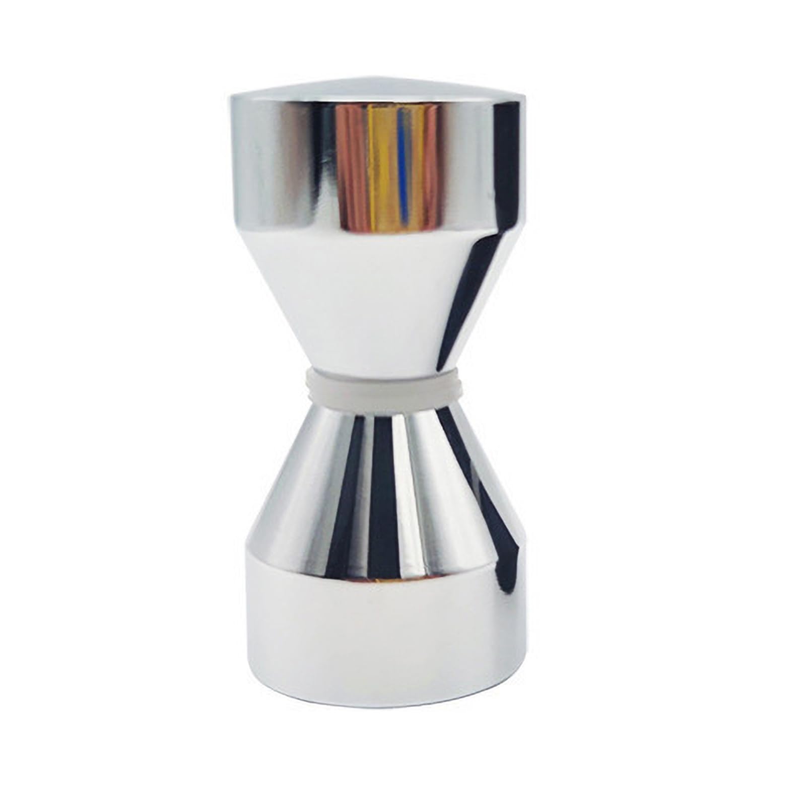 YIDELAI-Glass Door Handle, 2.4 inch Aluminum Alloy Single Hole Handle, Solid Cylindrical Shower Room Sliding Glass Door Handle, Bathroom Shower Room Accessories. (1, silver1)