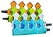 Boy Toddler Crown Play Time Glitter Stretch Crown Set: Orange, Blue, Lime, Silver Boy Girl Toddler