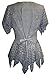 135 B Agan Traders Gypsy Assymetrical Sheer Hem Top Blouse