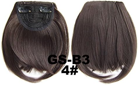 Wigood Side Swept Bangs Clips in Hair Extensions(4#)