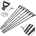 Drain Snake by Northfall Direct - Sink and Drain cleaning unclog remover (Black 7 Pack)