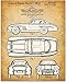 1955 Mercedes-Benz 300SL Gullwing Coupe - 11x14 Unframed Patent Print - Makes a Great Gift Under $15 for Car Lovers
