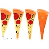 BieFuDan Novelty Ballpoint Pens, 4PCS Fast Food Shaped Funny Pen, Pizza | 0.5mm Black Ink, Funny Writing Pens, Weird Pen, Creative Design, Smooth Writing, Home Office Decor, Gift Supplies