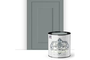 HEIRLOOM TRADITIONS PAINT ALL-IN-ONE Paint, London (Green Gray), 32 Fl Oz Quart. Durable cabinet and furniture paint. Built in primer and top coat, no sanding needed.