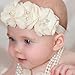 FEITONG 5PC Babys Girls Elastic Headband Chiffon Flower Photography Headbands