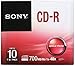Sony 10CDQ80SS 80-min 700 MB 10 pack 48X CD-R in Slim Jewel Cases Lifestyles (Discontinued by Manufacturer)