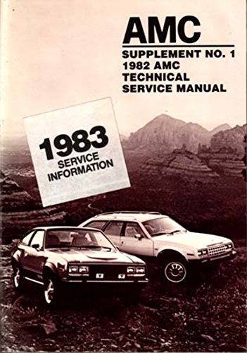 Click Here to See More Images 1982 1983 AMC Spirit Concord Eagle Shop Service Repair Manual Engine Drivetrain