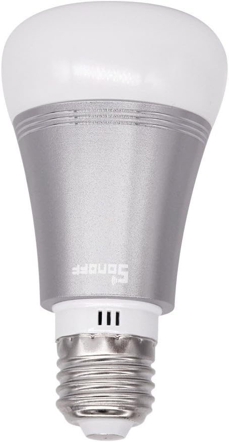 Sonoff B1 Wi-Fi Smart Led Bulb Light E27 Dimmable Magic Color Changing, No Hub Required, Compatible with Alexa and Google Home