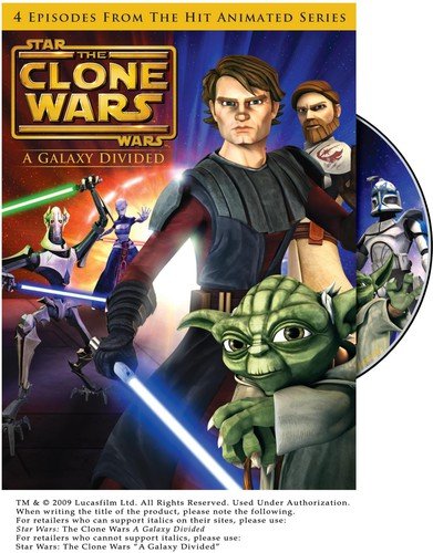 Amazon Com Star Wars The Clone Wars A Galaxy Divided Season 1 Vol 1 Various Various Movies Tv