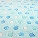 30x30 Inch Plush Fleece Baby Swaddle Blanket - Assorted Unisex Colors Polka Dot Blankets for Receiving Newborns by bogo Brands (Blue)
