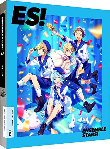 Amazon Amazon Co Jp限定 あんさんぶるスターズ Blu Ray 03 特装限定版 01 04連動購入メーカー特典 A3クリアポスター A5クリアファイル 絵柄 ユニットリーダー13名描き下ろしイラスト David Production描き下ろし 01 08連動購入特典 缶バッジ5