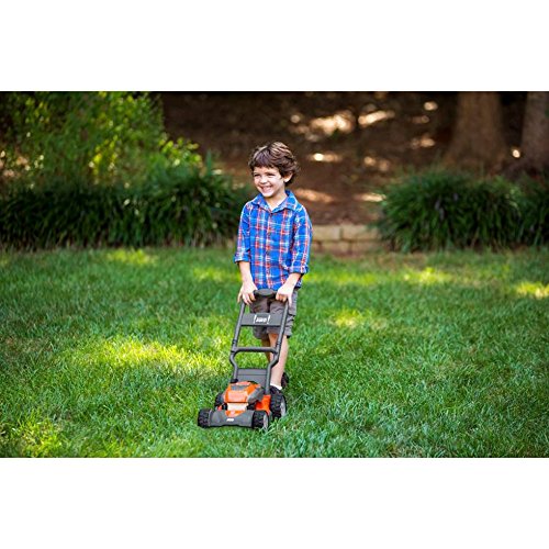 Skroutz Kids Outdoor Toy Weed Garden Lawn Mower Battery Operated Toys Grass Eater Realistic Games Backyard Patio Ages 2+ Orange - Thumbnail 2