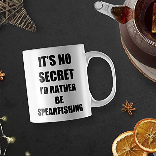 Spearfishing Mug Funny Gift For Underwater Fishing Lover Harpoon Spear Deep Sea Sport Fan Present Idea Novelty Quote Saying Gag Coffee Tea Cup 11 Oz - Thumbnail 6