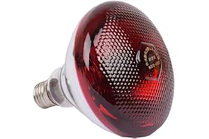 Infrared Light Bulb Heating Lamp Bulb Pet Poultry Incandescent Heat Lamp Hard Glass Pet Light for Chicken Farm, Pig Farm | 5,