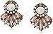 Statement Earrings Pearl: Rose Gold Crystal Geometric Cluster Stud Earrings for Women Jewelry