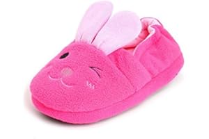Enteer Baby Girls' Kitty House Slippers