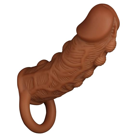 Emffss Paar Membrum Pen?s Hülle Dicker Auffallend Erektion Ipsism Sexuelles Interesse Stock Zauberstab Fun Pen?s Sleeve