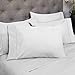 King Size Bed Sheets - 6 Piece 1500 Supreme Collection Fine Brushed Microfiber Deep Pocket King Sheet Set Bedding - 2 Extra Pillow Cases, Great Value, King, White