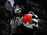Vader Pokemon Pokeball Playmat 24 x 14 inch