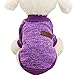 CHBORLESS Pet Dog Classic Knitwear Sweater Warm Winter Puppy Pet Coat Soft Sweater Clothing for Small Dogs (M, Purple)