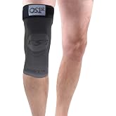 OrthoSleeve KS7+ Adjustable Knee Sleeve for Knee Pain Relief, Running, Tendonitis, Arthritis &amp; Swelling | Medical Grade Compression with Adjustable Strap