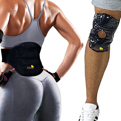 Great PraDucks Hot & Cold Packs for Injuries Reusable Heating & Cooling Compression Therapy