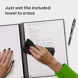 Rocketbook Core Reusable Spiral Notebook, Letter