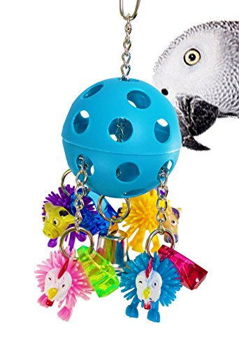 Bonka Bird Toys 1936 Ballspike Bird Toy parrot cage toys cages african grey conure cockatoo