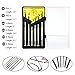 Aluan Eyeglass Repair Kit Sunglasses Repair Kit with Nose Pads Screws Screwdriver Tweezers for Watch Clock Spectacle Repair