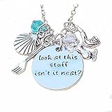 Inspirational Necklace Pendant For Woman Teen Girls Inscribed Sea Beach Jewelry Prime Gift